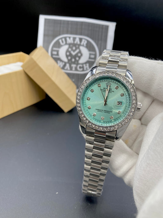 Elegant Men’s Diamond Bezel Watch – A Signature Luxury by Umar Watch