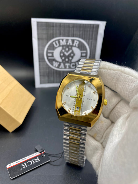 Luxury Quartz Wristwatch with Date – Contemporary and Classy Design