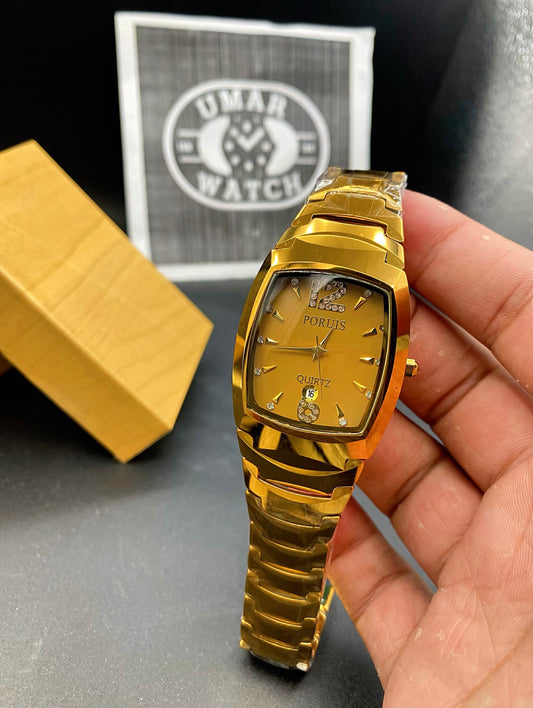 Full Diastar waterproof and scratch proof With Date Function